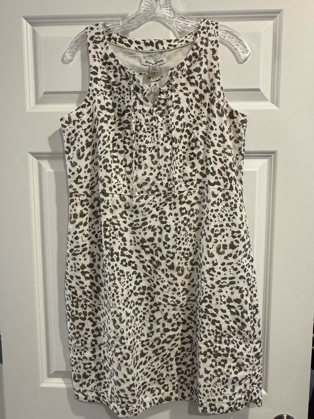 Tommy Bahama Sleeveless Leopard Print Dress